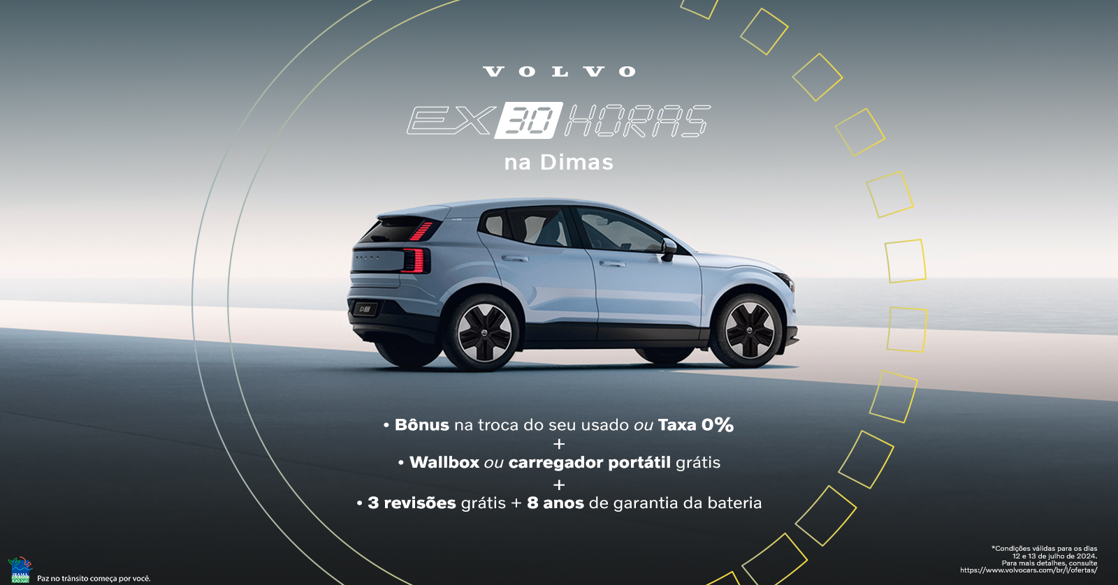 Volvo EX30 promoção e garantia